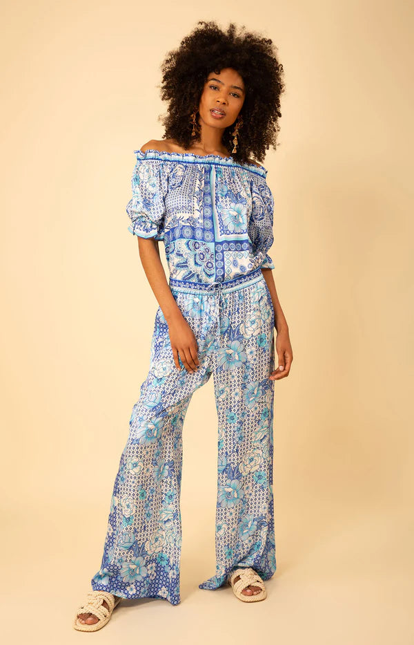 Raegan Pant Blue - Hale Bob