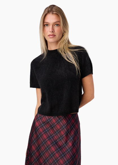 Eugeney Cashmere Top Black - CAMI NYC