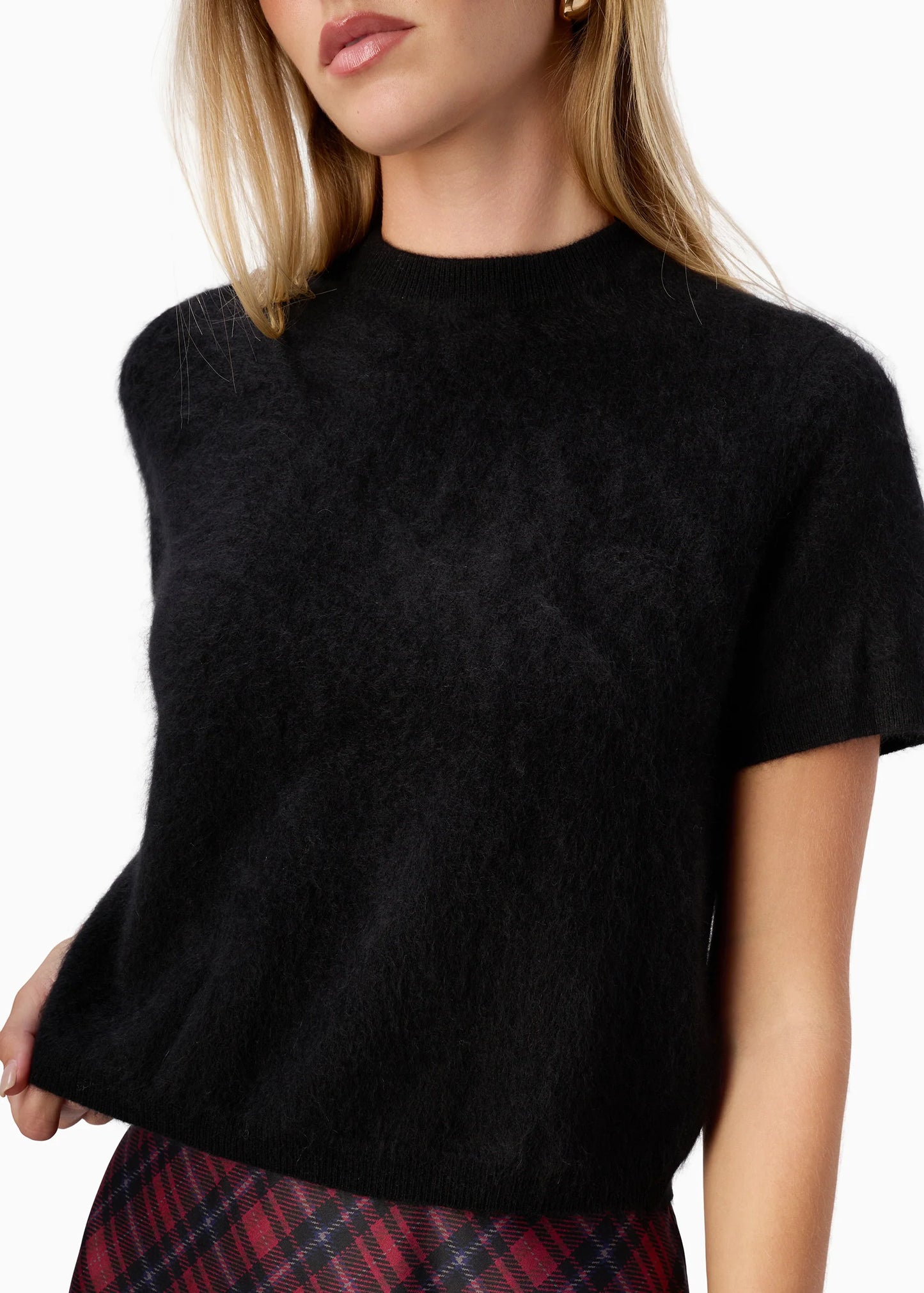 Eugeney Cashmere Top Black - CAMI NYC