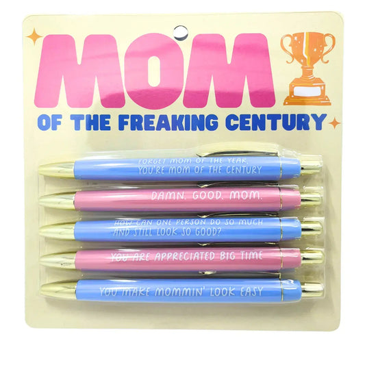Mom Of The Freaking Century Pen Set - FUN CLUB