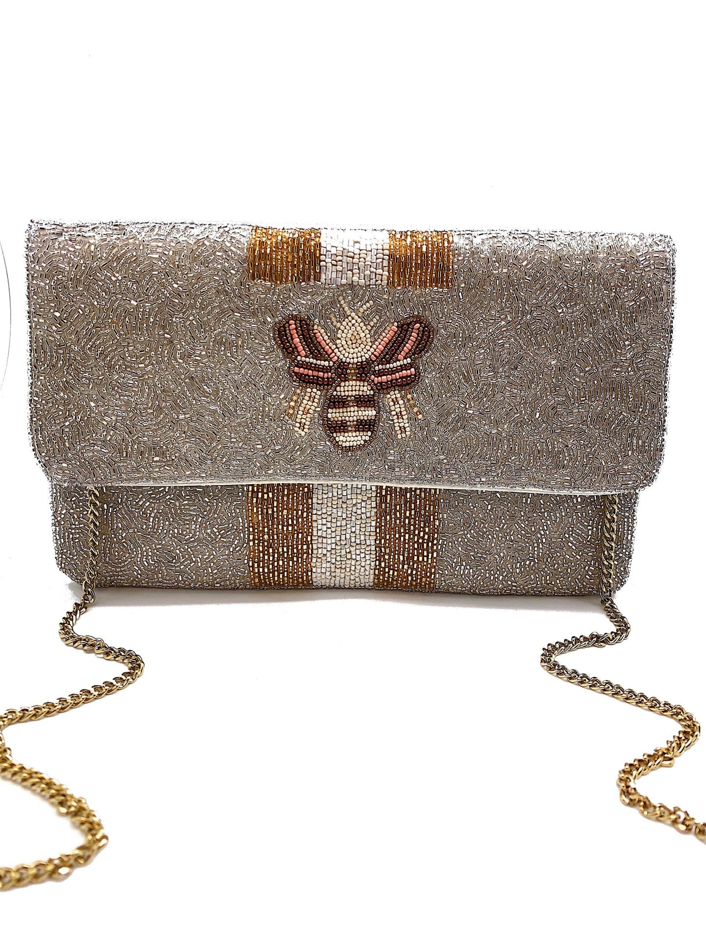 Two Tone Bee Clutch - Jackie Z Style Co.