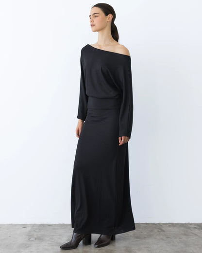 Jersey Cool Girl Dress Black - Ripley Rader