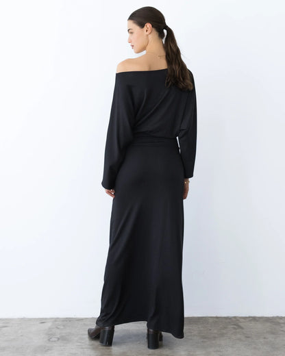 Jersey Cool Girl Dress Black - Ripley Rader