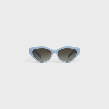 Triomphe 17 Sunglasses Acetate Milky Azure - CELINE