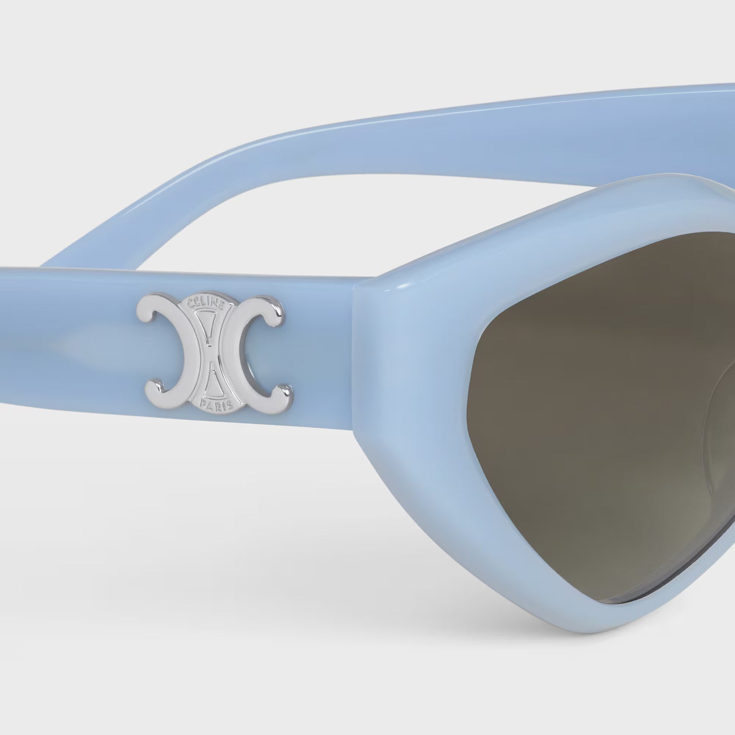 Triomphe 17 Sunglasses Acetate Milky Azure - CELINE