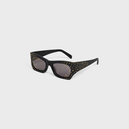 Graphic S333 Sunglasses Black With Crystals - CELINE