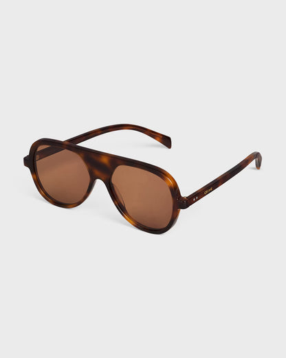 Pilot Frame Sunglasses Havana - CELINE