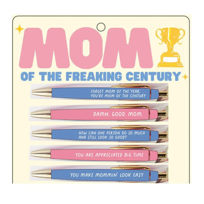 Mom Of The Freaking Century Pen Set - FUN CLUB