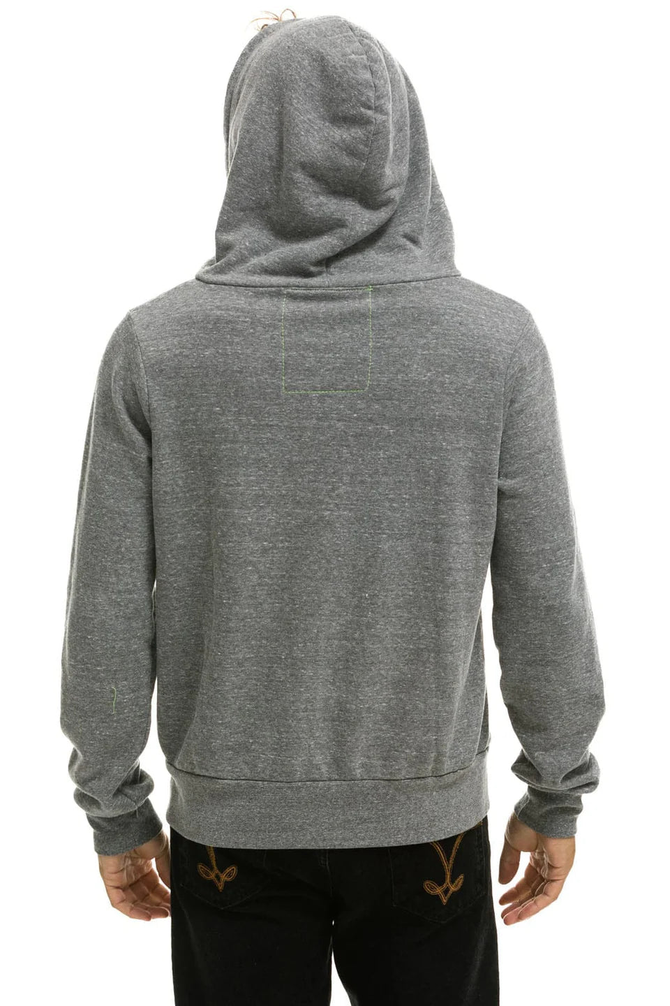 5 Stripe Hoodie Heather Grey - Aviator Nation