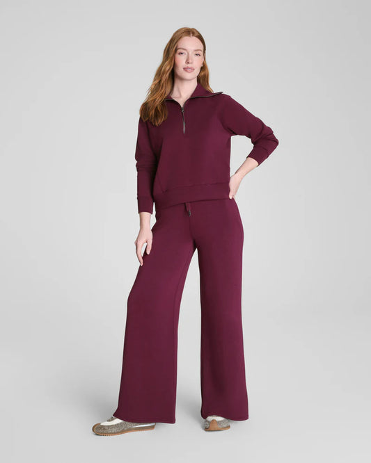 Airessentials Wide Leg Pant Plum Berry - SPANX