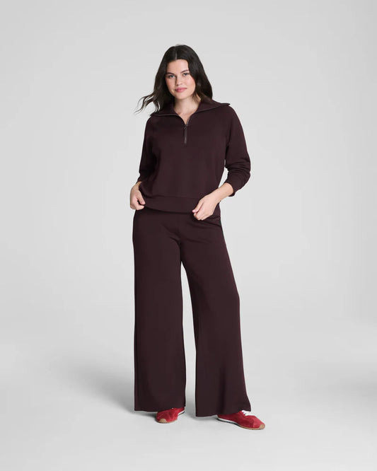 Airessentials Wide Leg Pant Truffle Brown - SPANX