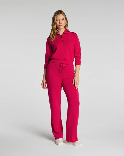 Airessentials Half Zip Fuchsia - SPANX