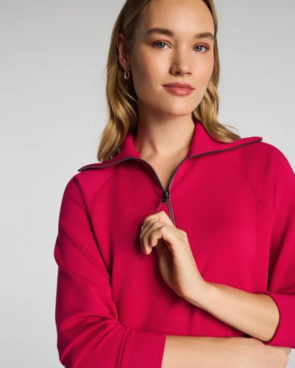 Airessentials Half Zip Fuchsia - SPANX