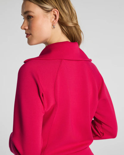 Airessentials Half Zip Fuchsia - SPANX