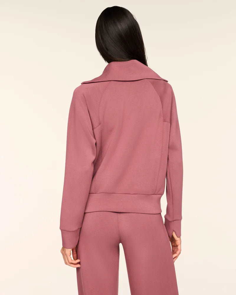 Airessentials Half Zip Rum Raisin - SPANX