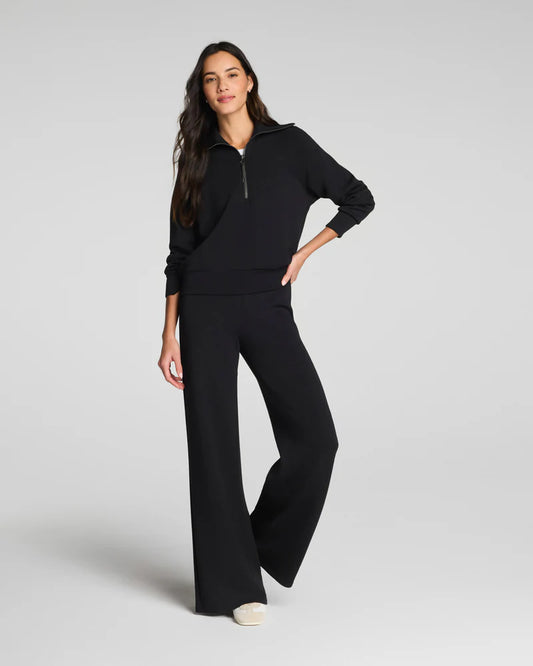 AirEssentials Wide Leg Pant Very Black - SPANX