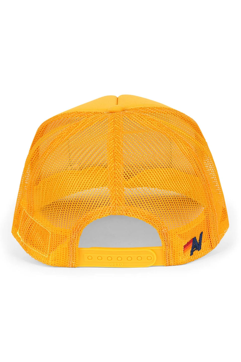 Logo Rainbow Vintage Trucker Hat Gold - Aviator Nation