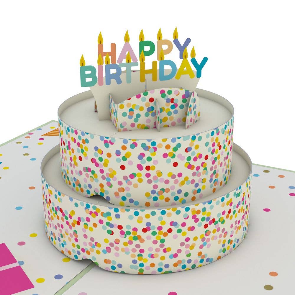 Sprinkles Birthday Cake Pop-Up Card - Lovepop Cards
