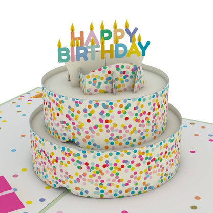 Sprinkles Birthday Cake Pop-Up Card - Lovepop Cards