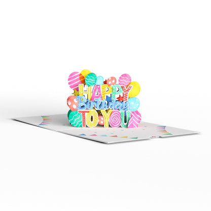 Let's Celebrate Birthday Pop-Up Card - Lovepop Cards