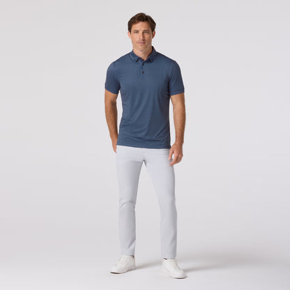 Versa Polo Navy Hollow Dot - Mizzen + Main