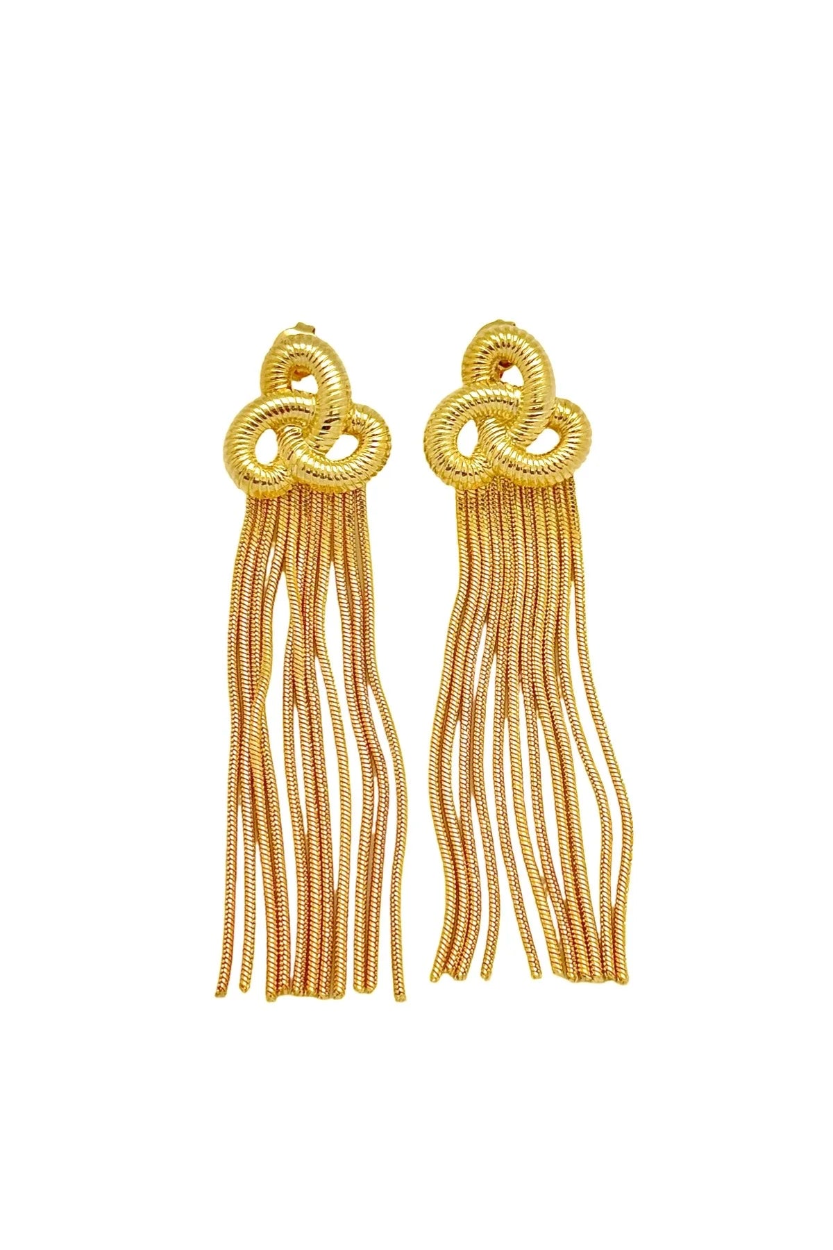 Fringe Earrings Gold - Cimber Designs