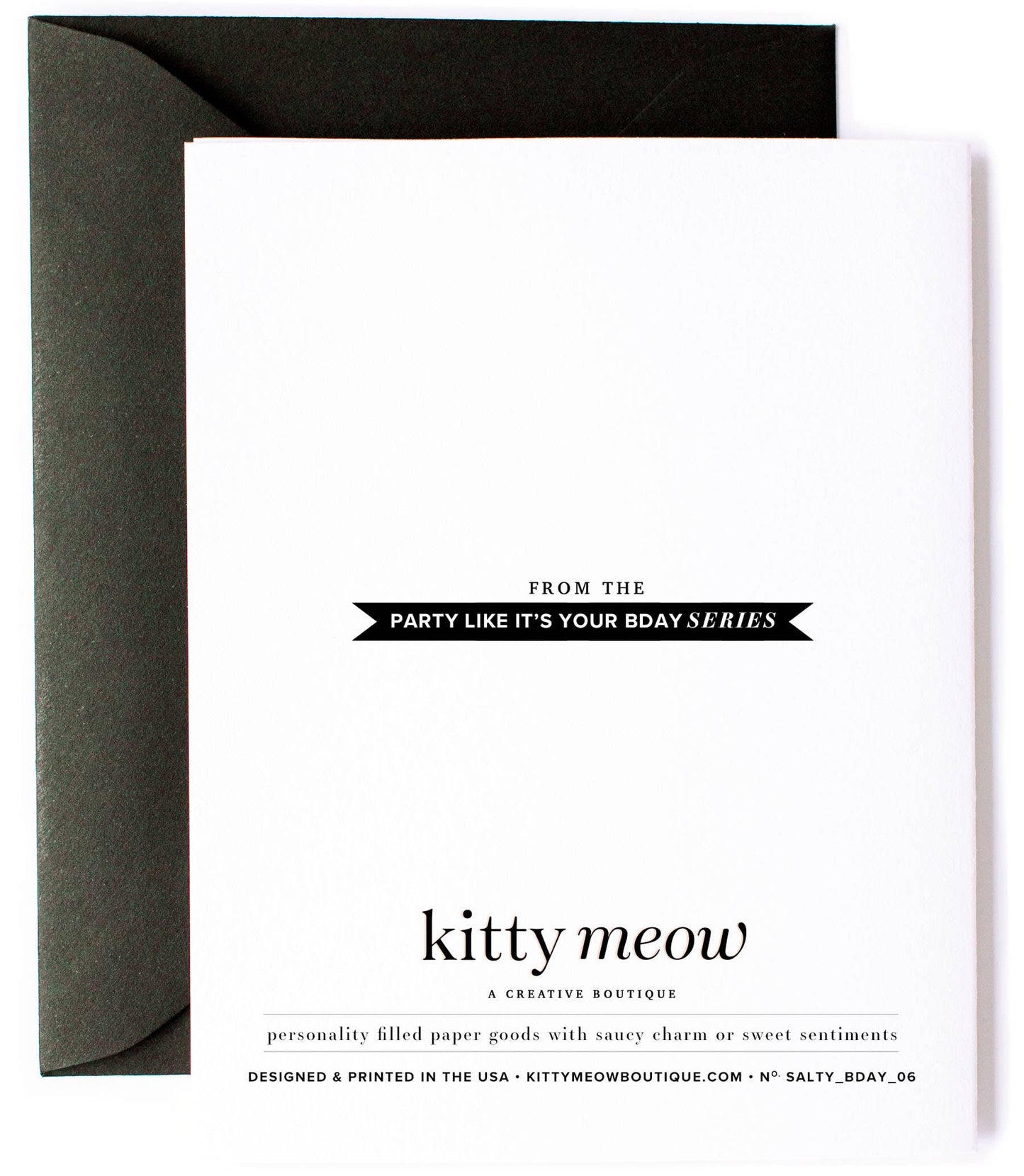 Grateful for Your Crazy Ass, Funny Birthday Greeting Card - Kitty Meow Boutique