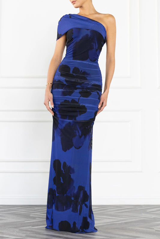 Rosario Maxi Dress Inkstorm Blue - Black Halo