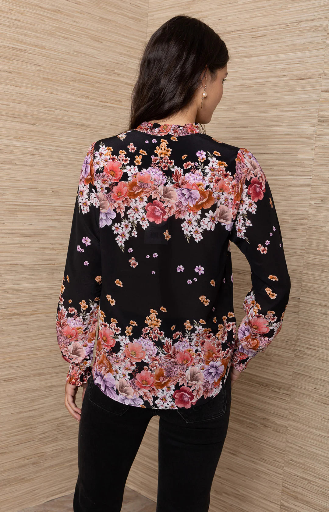 Marlowe Silk Top Black - Hale Bob