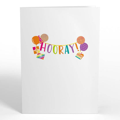 Happy Birthday Hooray Pop-Up Card - Lovepop Cards