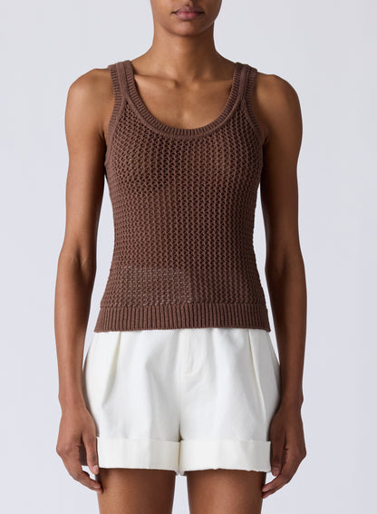 Andy Sleeveless Tank Cocoa - Toccin