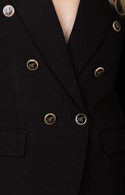 Taytum Stretch Jacket Black - Hale Bob