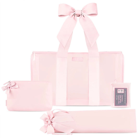 Mahjong Jelly Tote Set Ballet Pink - Case-Mate
