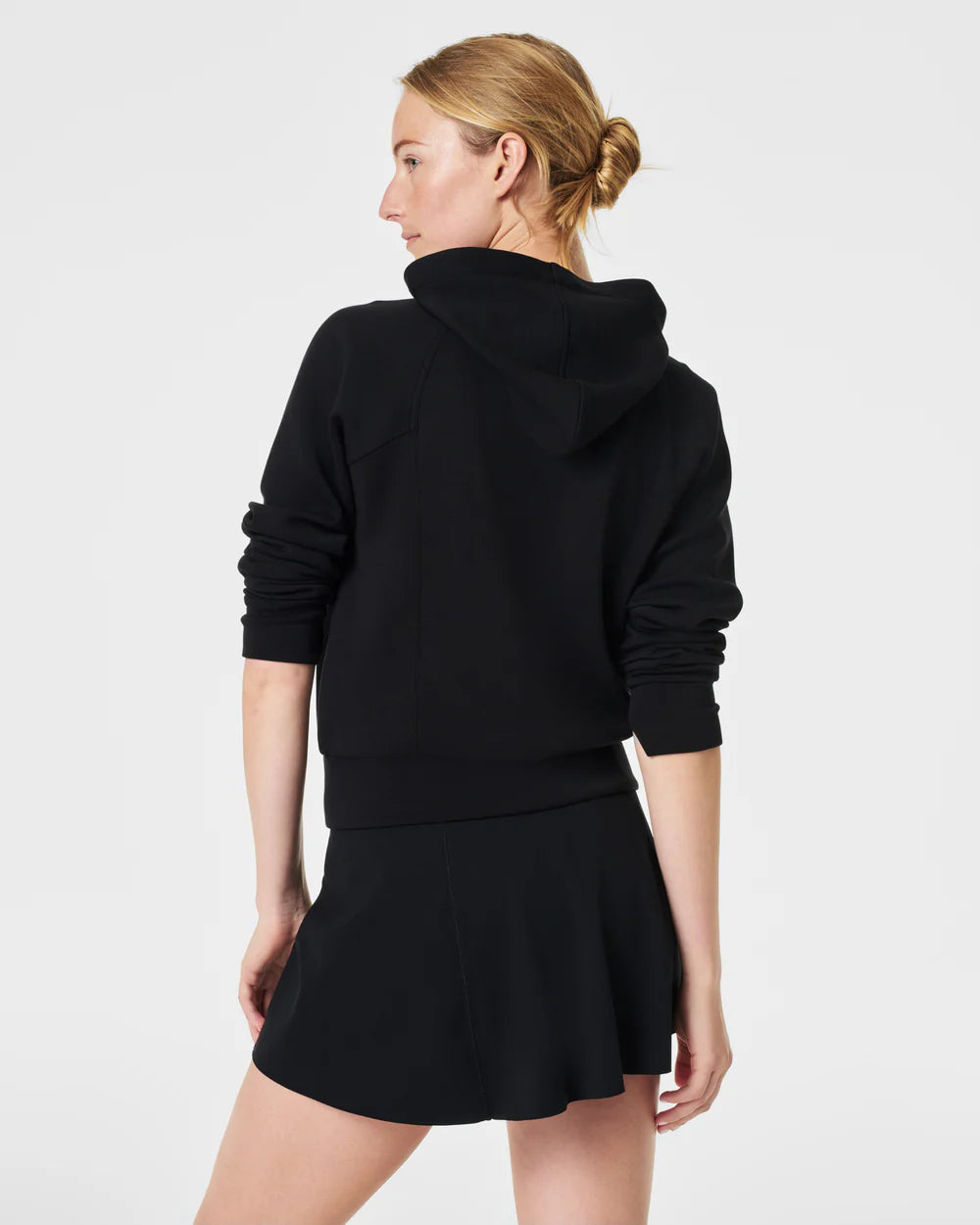 AirEssentials Full Zip Hoodie Very Black - SPANX