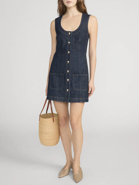 Patch Pocket Dress Rinse - Frame