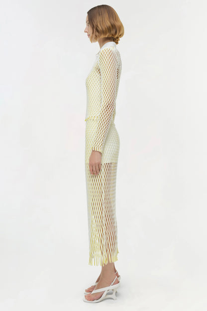 Petra Knit Polo Solar Multi - Simkhai