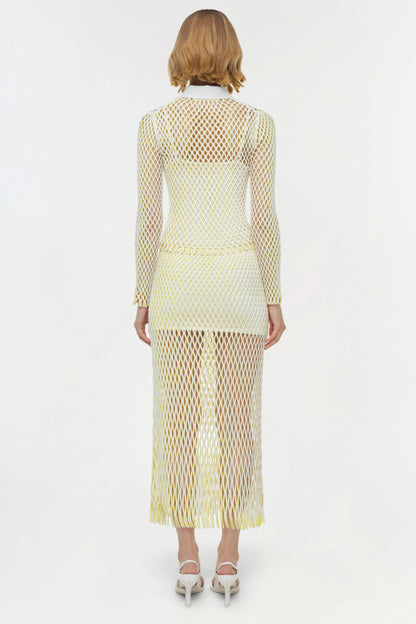 Petra Knit Polo Solar Multi - Simkhai