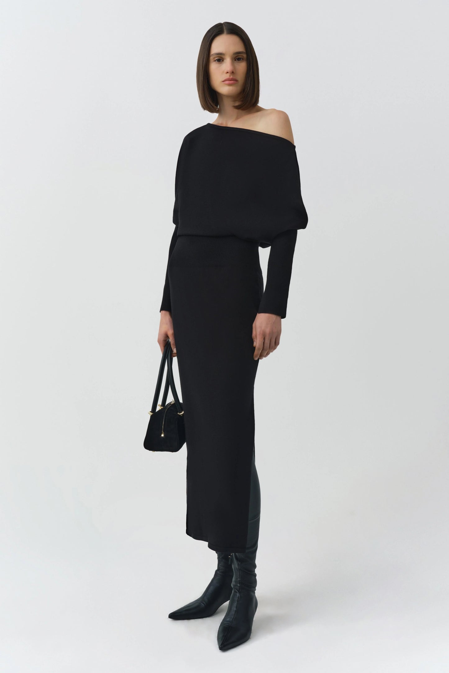 Janese Knit Dress Black - Simkhai