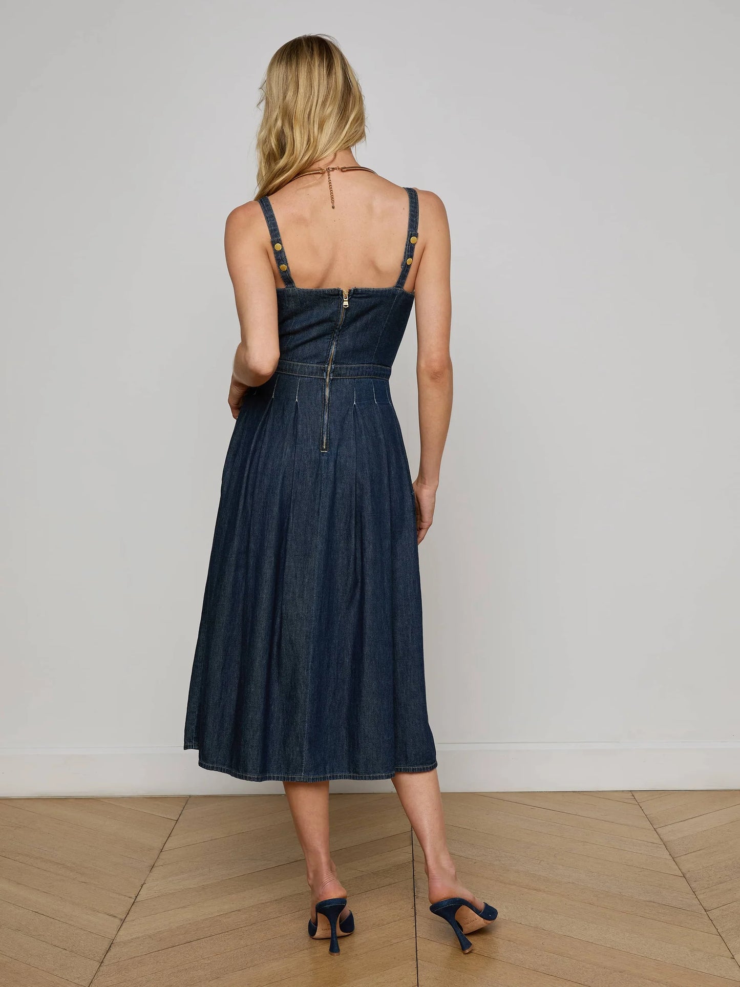 Esmeralda Chambray Dress Raleigh - L'AGENCE