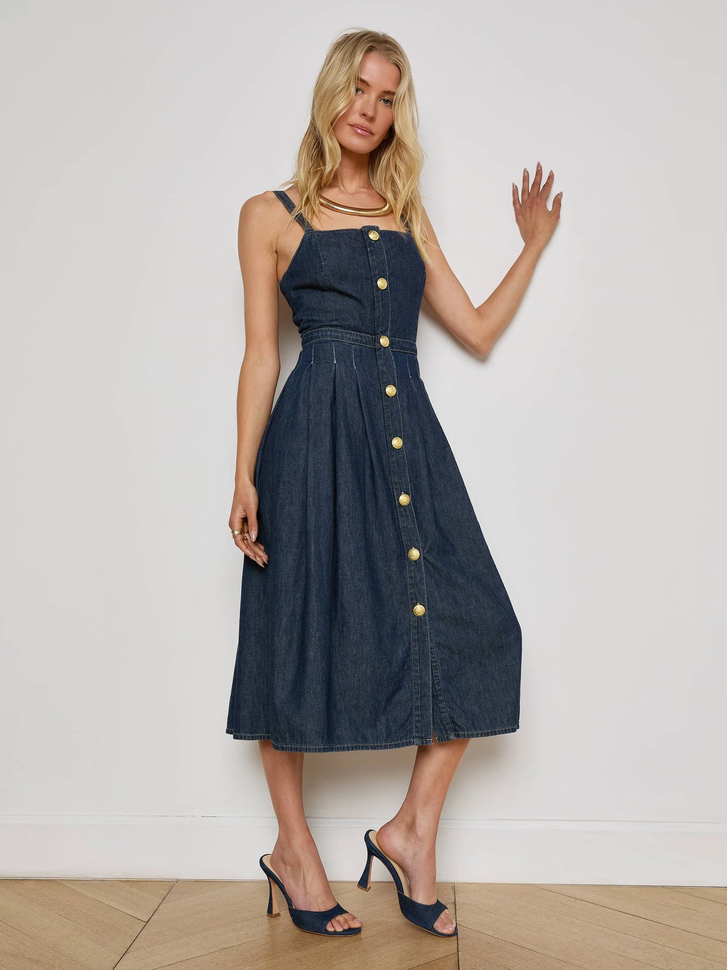 Esmeralda Chambray Dress Raleigh - L'AGENCE