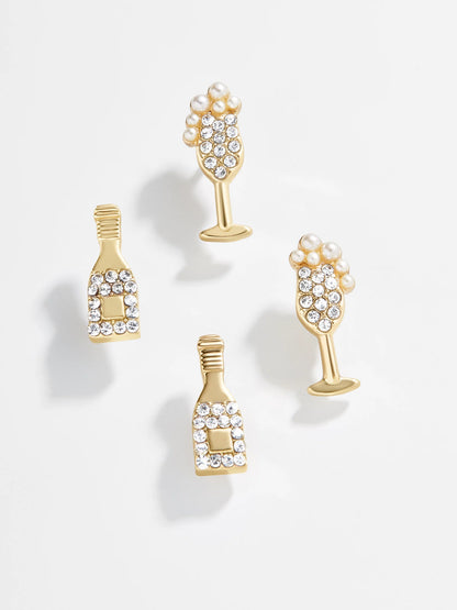 Pop The Bubbly Earring Set - BaubleBar