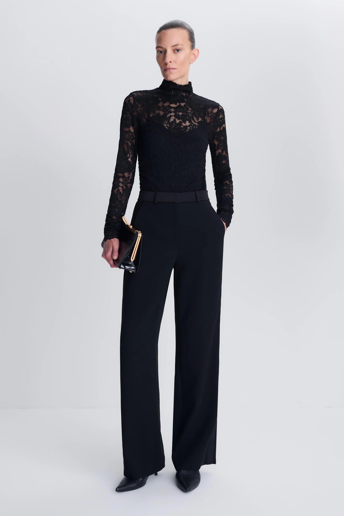 Zurie Lace Bodysuit Black - Simkhai