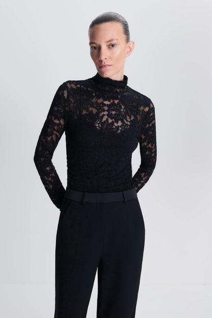 Zurie Lace Bodysuit Black - Simkhai