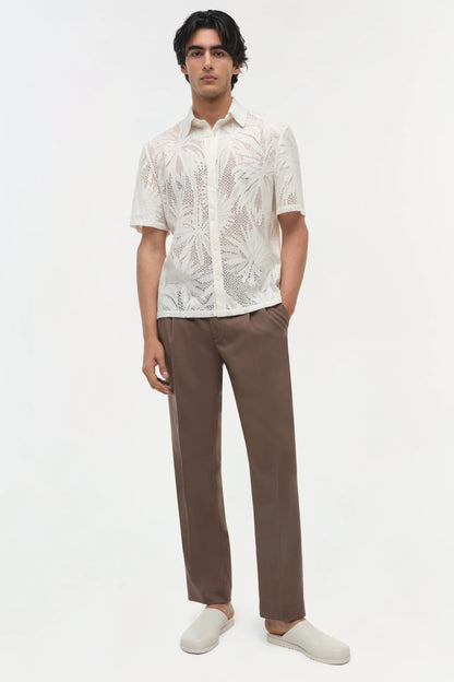 Conrad Lace Shirt Ivory - Simkhai