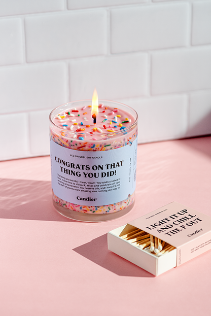 Congrats On That Thing Candle - Candier