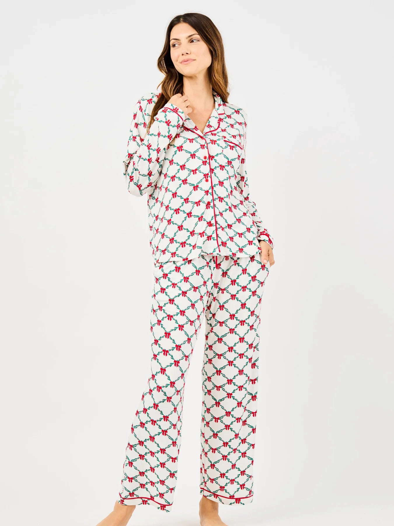 Charlotte Pants Set Lattice Garland - Mary Square