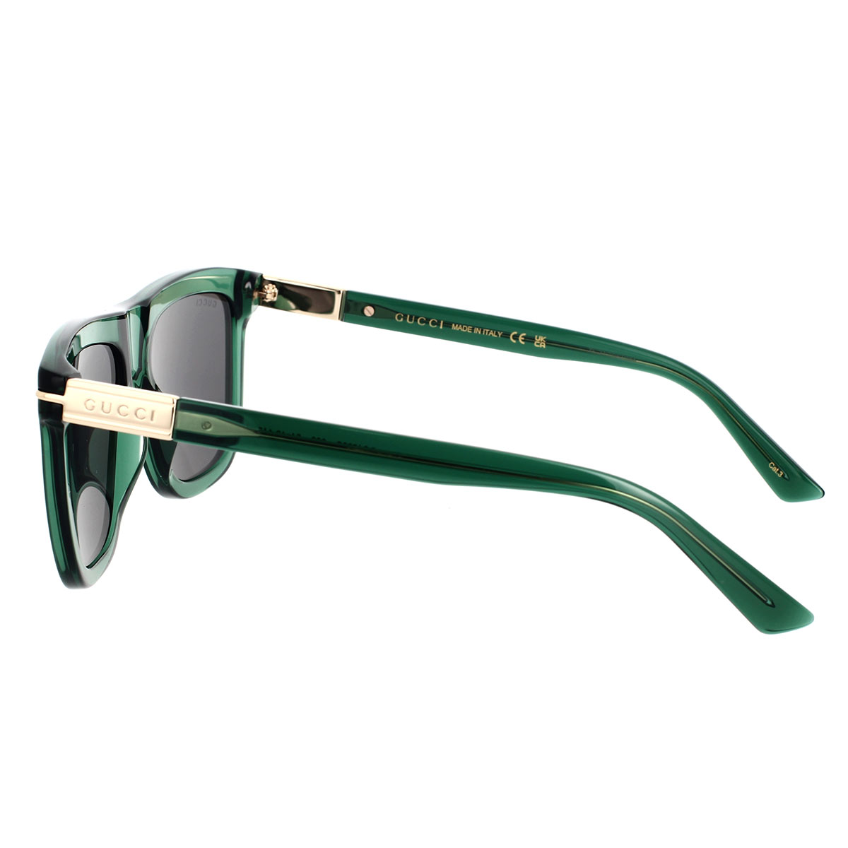 Men's Recycled Acetate Sunglasses Green - Gucci