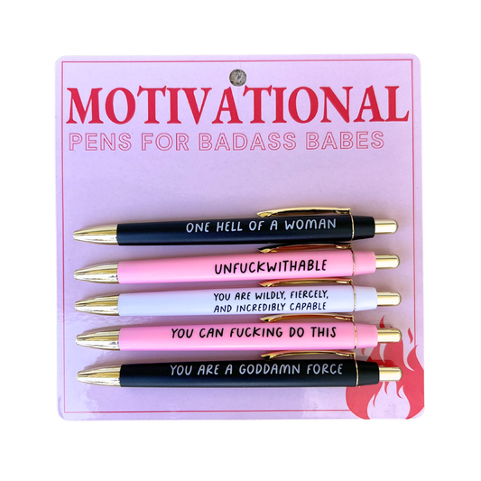 Motivational Pens For Badass Babes - FUN CLUB