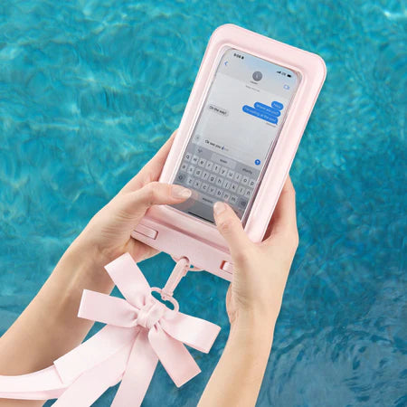 Waterproof Floating Pouch Ballet Pink Bow - Case-Mate