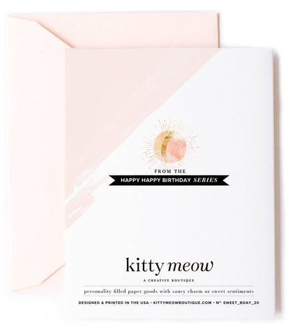 Trip Around The Sun Inspirational Birthday Card - Kitty Meow Boutique